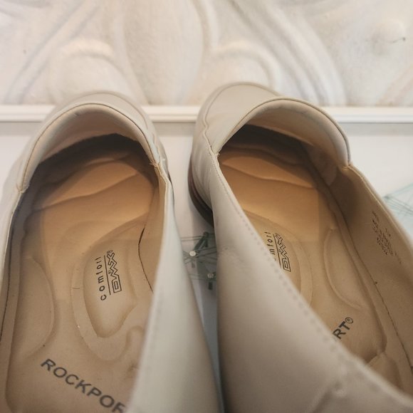 Rockport Cream Leather Loafers. Great Condition. Size 7.5 - Picture 15 of 15